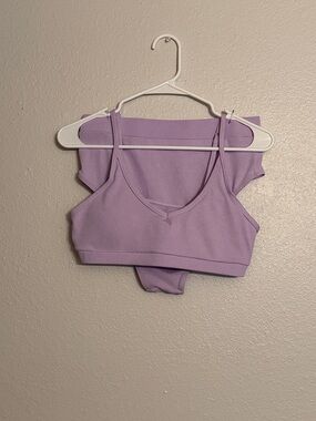 SHEIN Lavender Purple Bikini Set